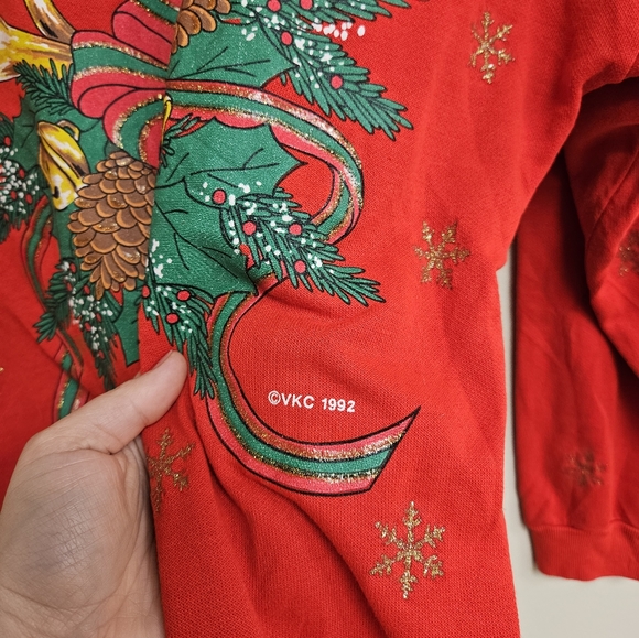 VTG 1992 Nutcracker Merry Christmas Holiday Ugly Sweater Pullover - Picture 5 of 6